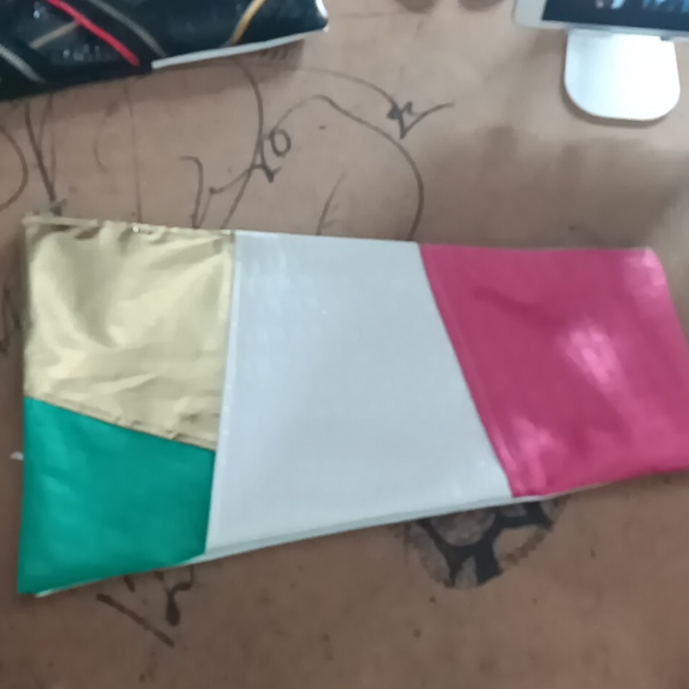 Extra Long patchwork clutch